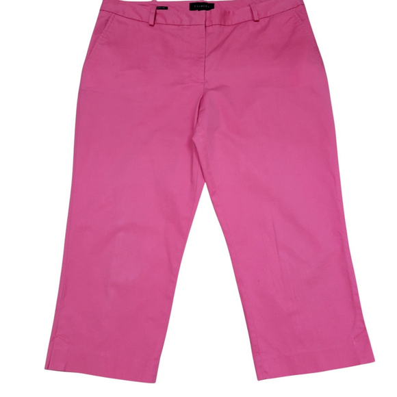 Talbots Signature Mid-Rise Capri Chino Pants Womens Size 14 Waist 36" Inseam 21" - Picture 5 of 8